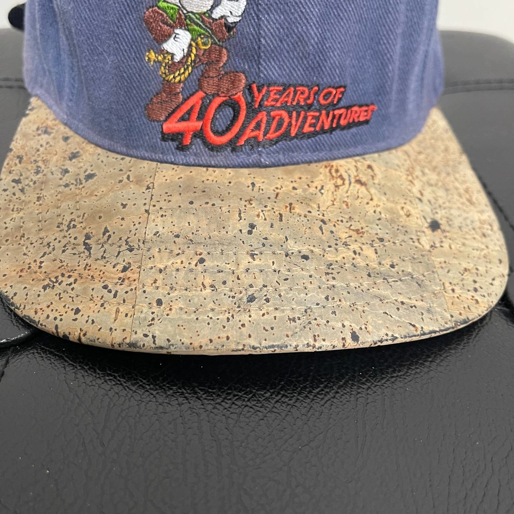 Vintage Disney Mickey Embroidered Adjustable Cork Brim Baseball Cap - Picture 3 of 14